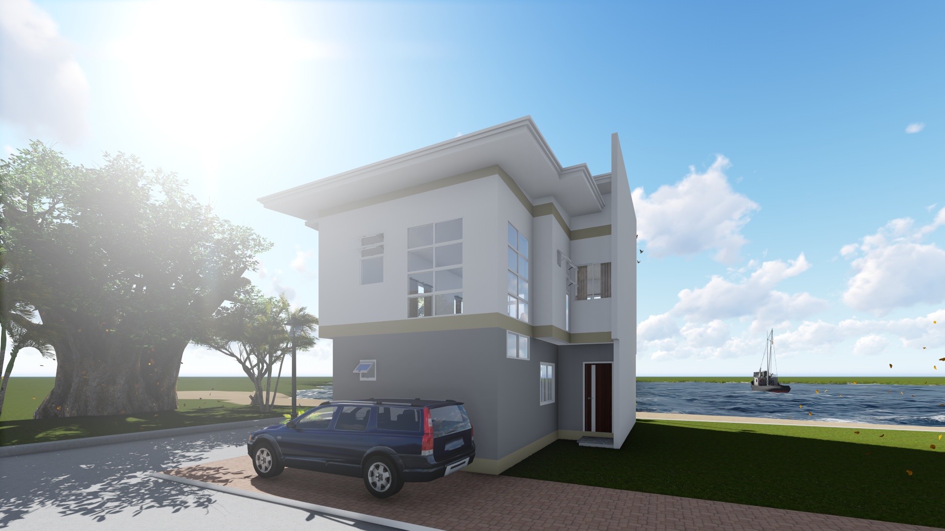 Semi Detached Beach Front
