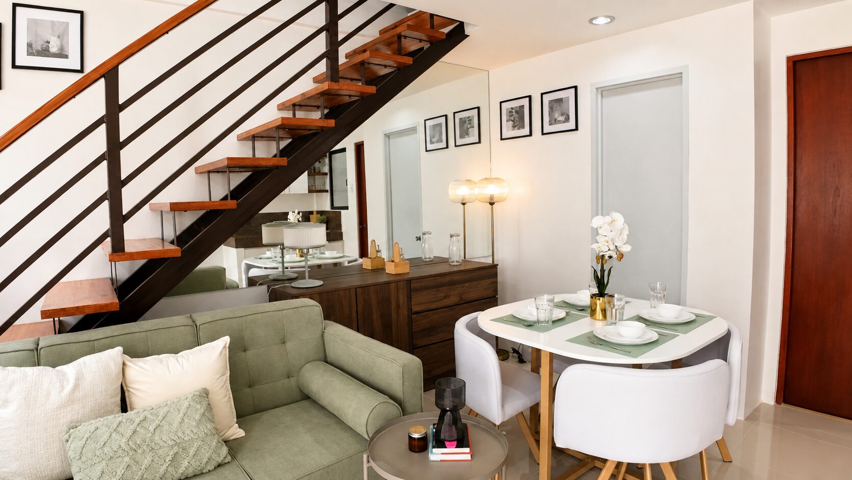 Interior of an economic unit at Arira Homes Babag