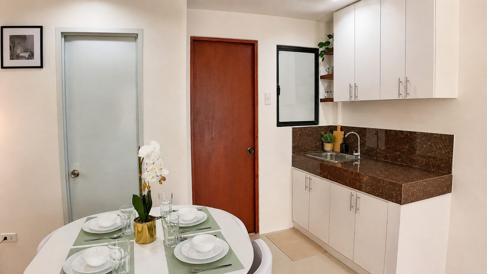 Interior of an economic unit at Arira Homes Babag